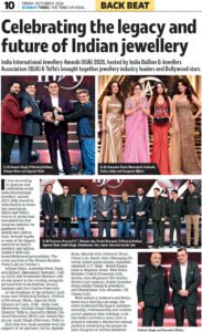 Coach Jignesh Shah at India International Jewellery Awards 2026